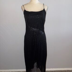 Byer Too! Y2K A Line Dress w Beading